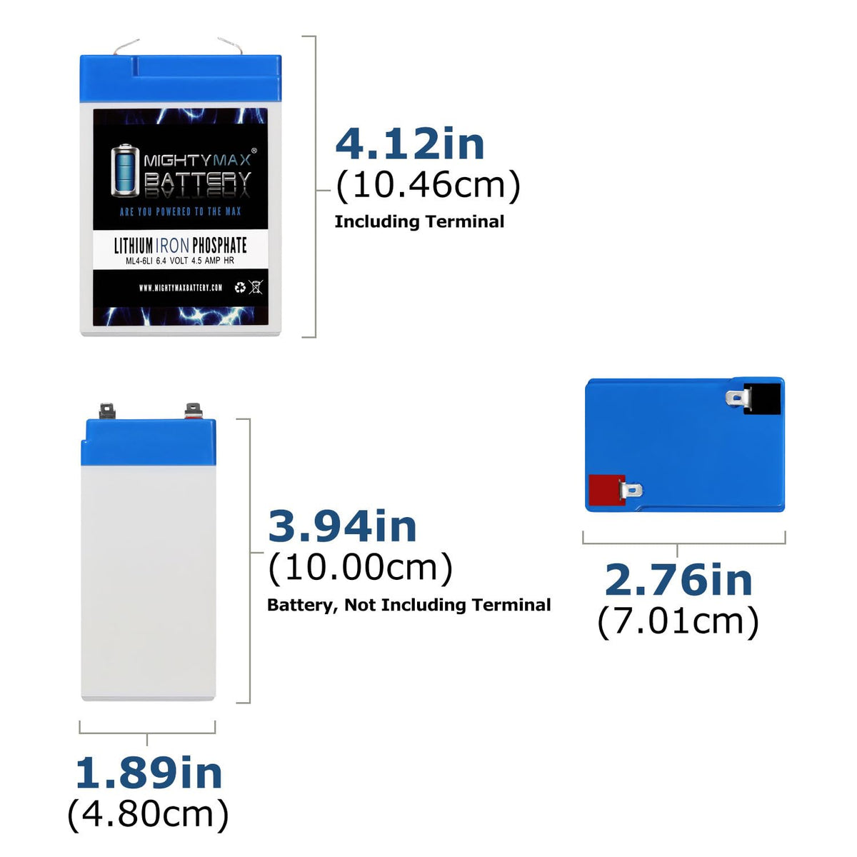6V 4.5AH Lithium Replacement Battery T792126
