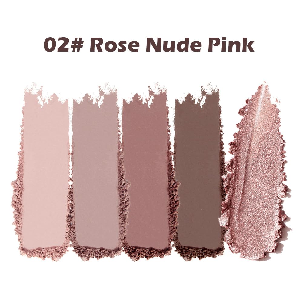 5 Colors Matte and Shimmer Eyeshadow Palette N118