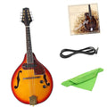 8-String Electric Mandolin Sunburst A Style Rosewood Fingerboard Q3188