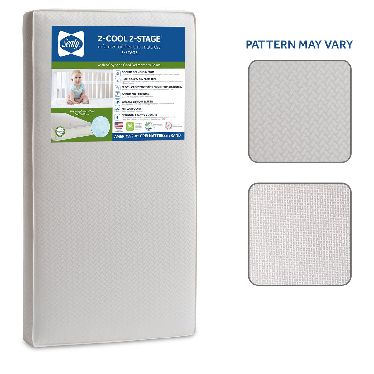 2 Stage Breathable Crib Mattress N9138