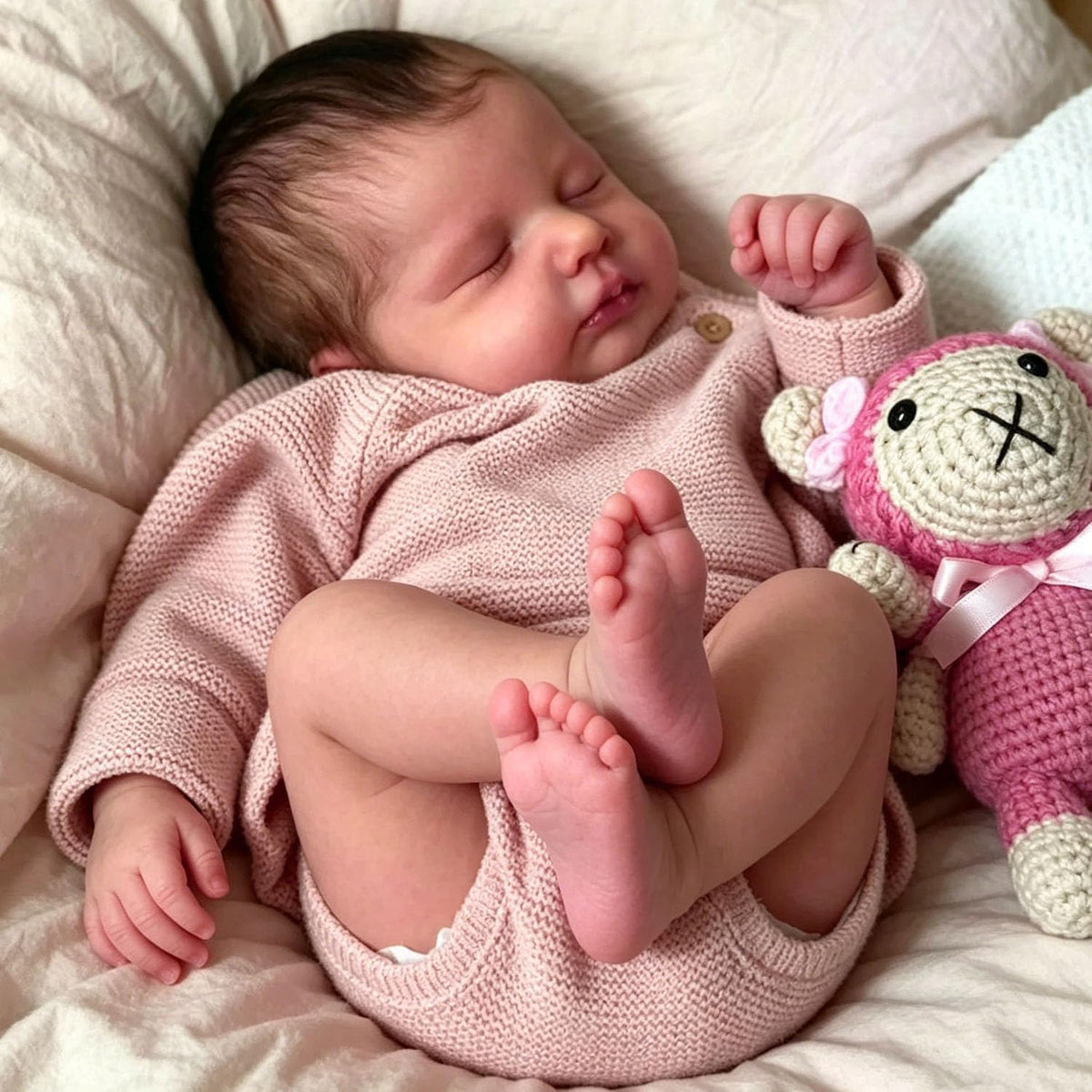 20 in Silicone Full Body Reborn Baby Doll Girl with Accessories D722084