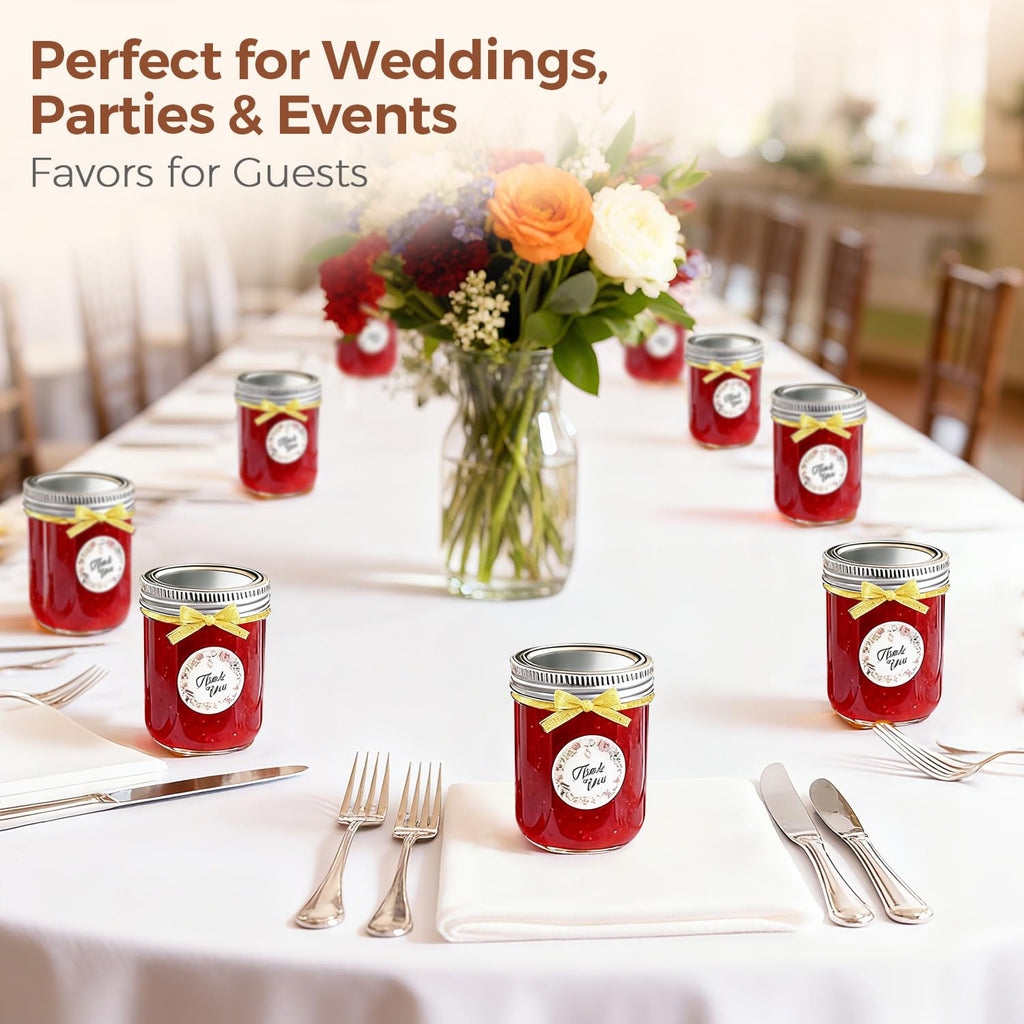 16 oz Wide Mouth Mason Jars 4 Pack G305