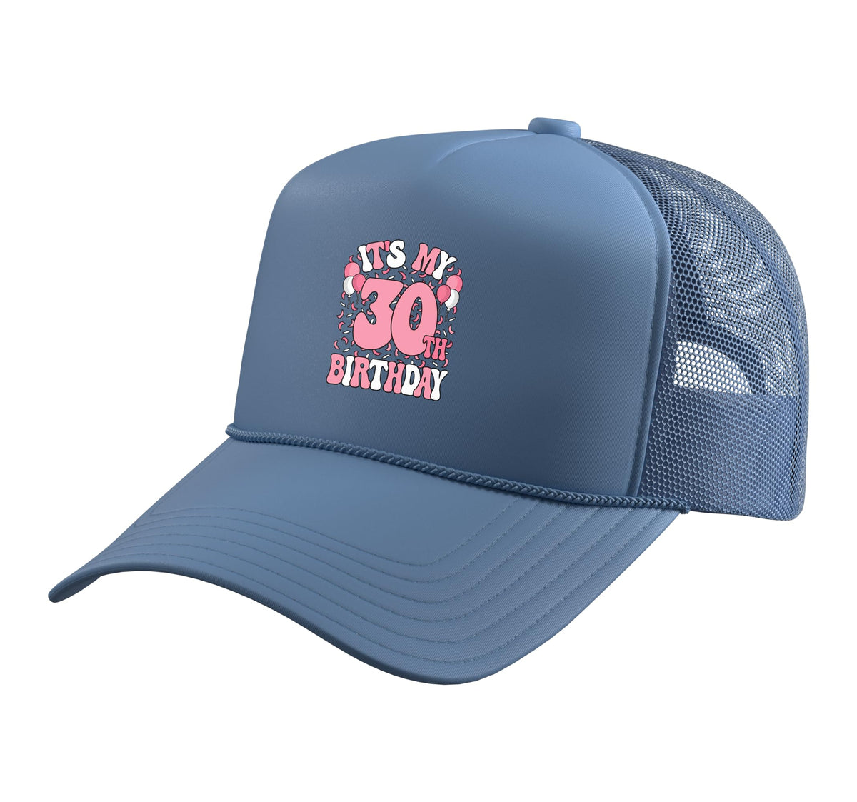 30th Birthday Trucker Hat with Adjustable Mesh Back Q34997
