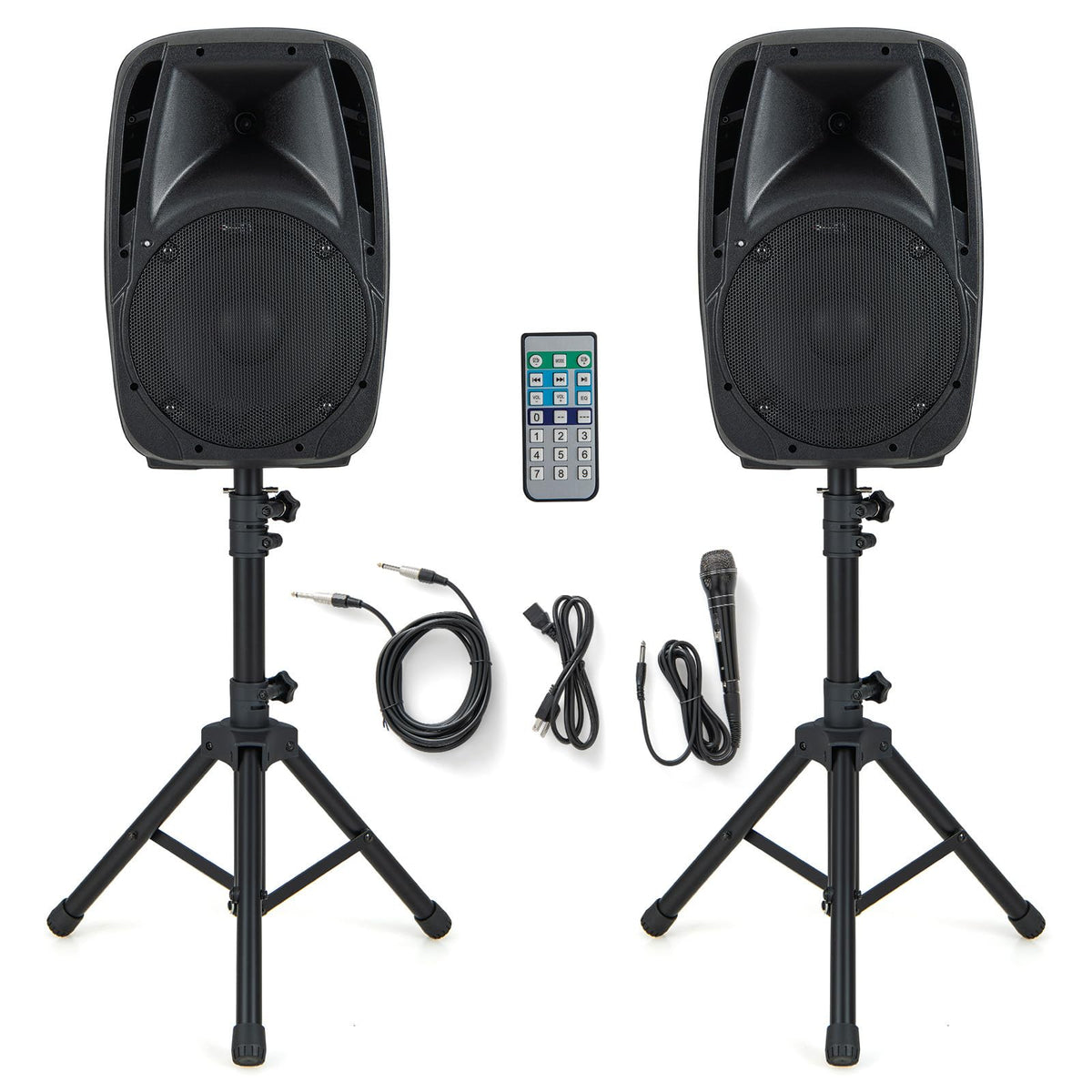 1600W 2-Way Powered PA Speaker System G177