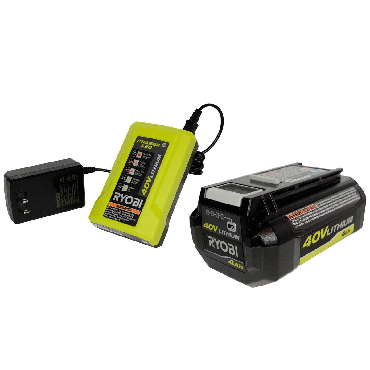 40 Volt Battery Charger and 4.0 Ah Lithium-ion Battery U451
