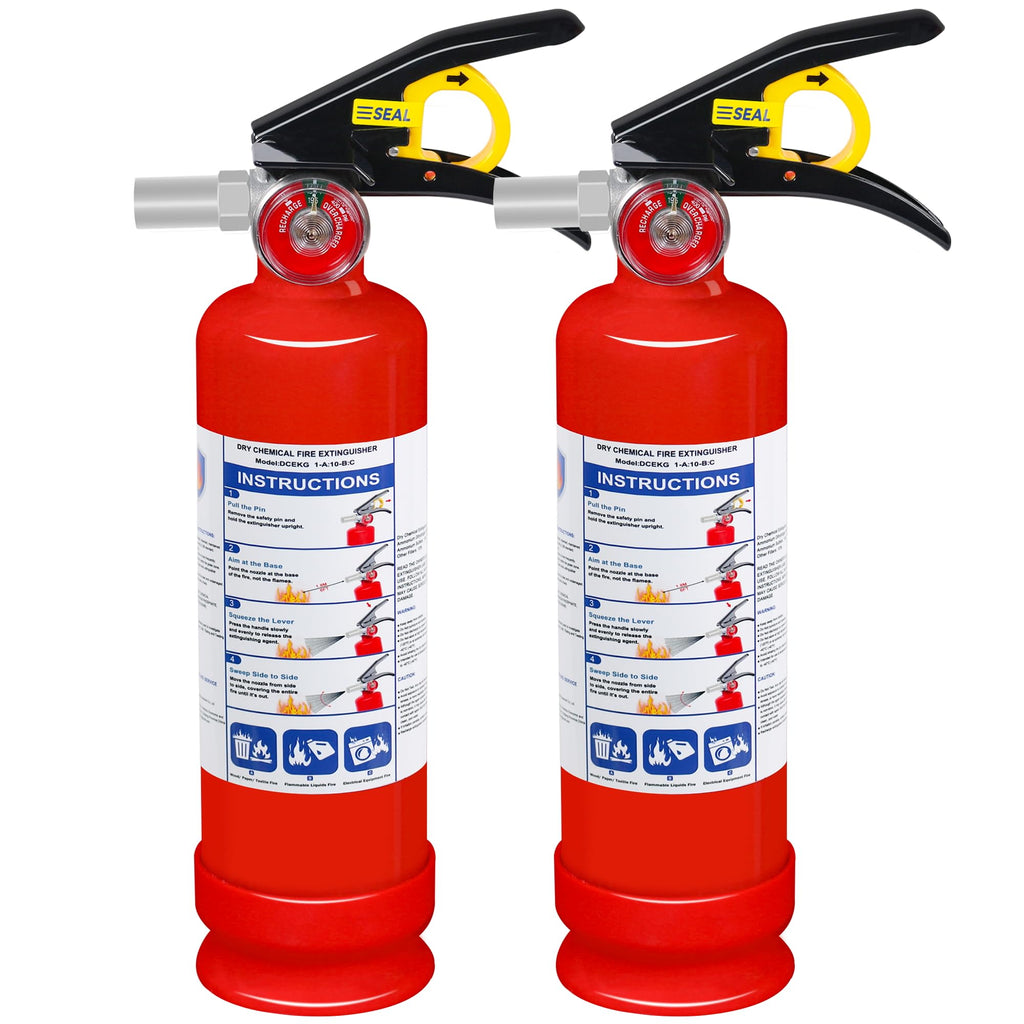 2-Pack 2.5 lb ABC Dry Chemical Fire Extinguisher H54870