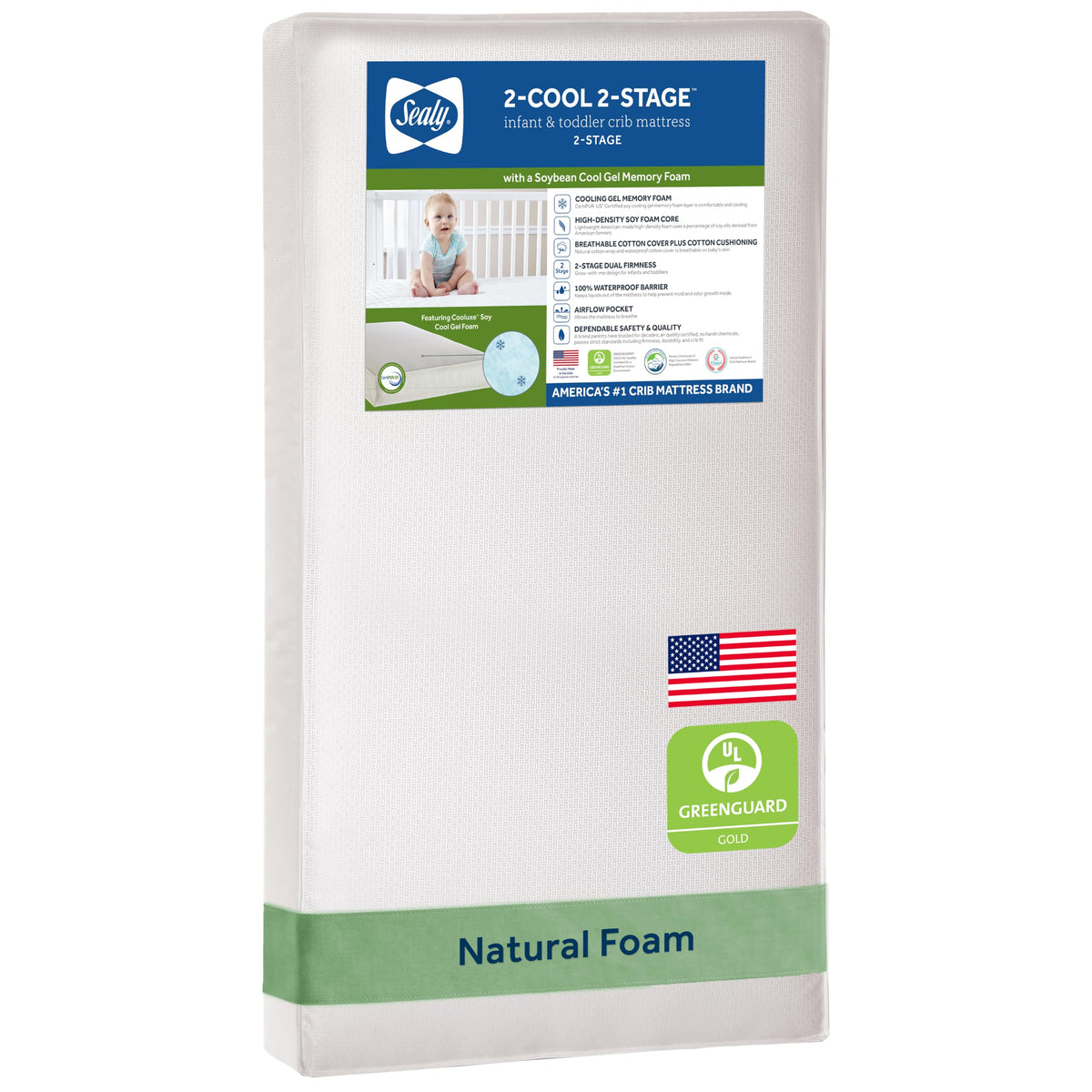 2 Stage Breathable Crib Mattress N9138