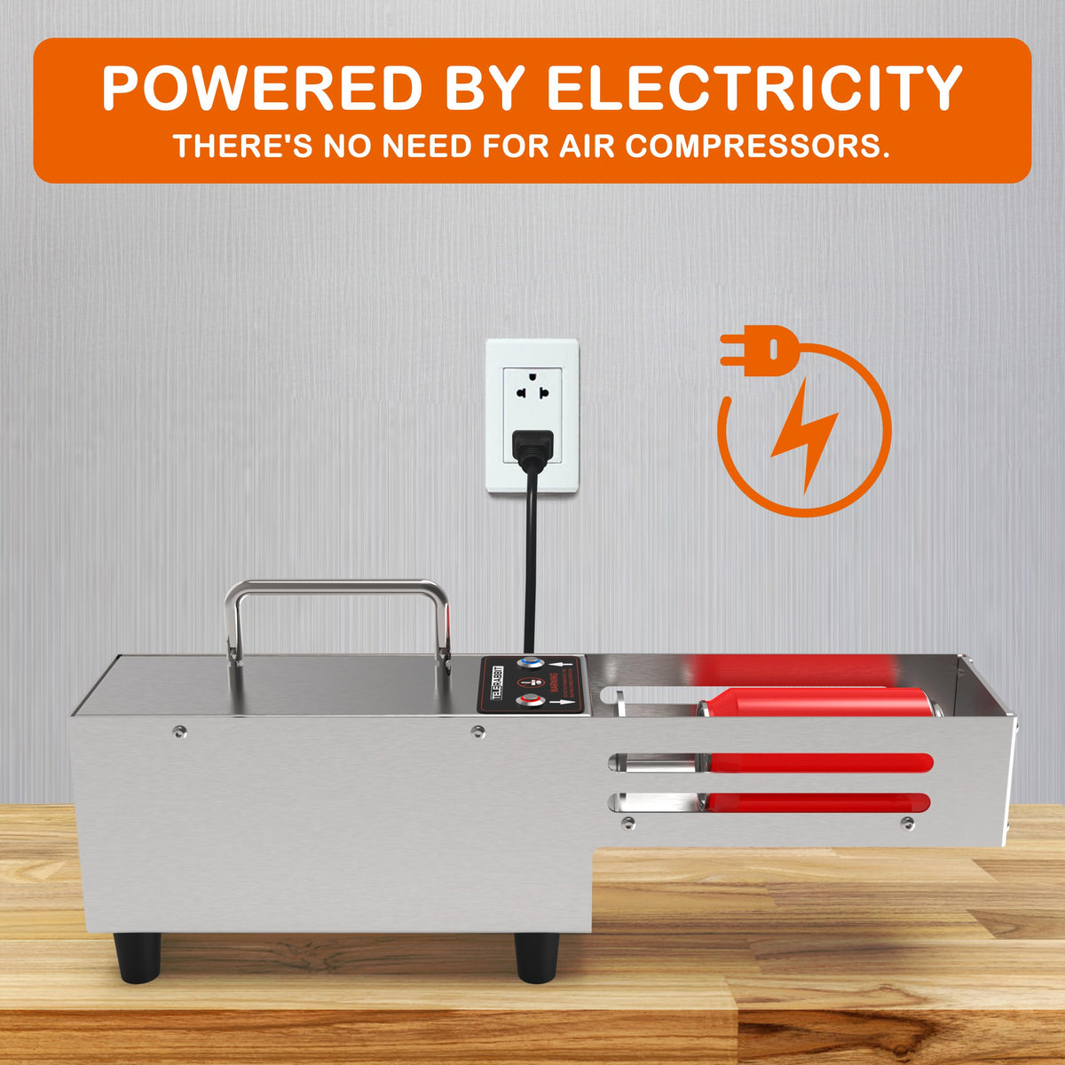 16 Oz/12 Oz Stainless Steel Electric Can Crusher A841