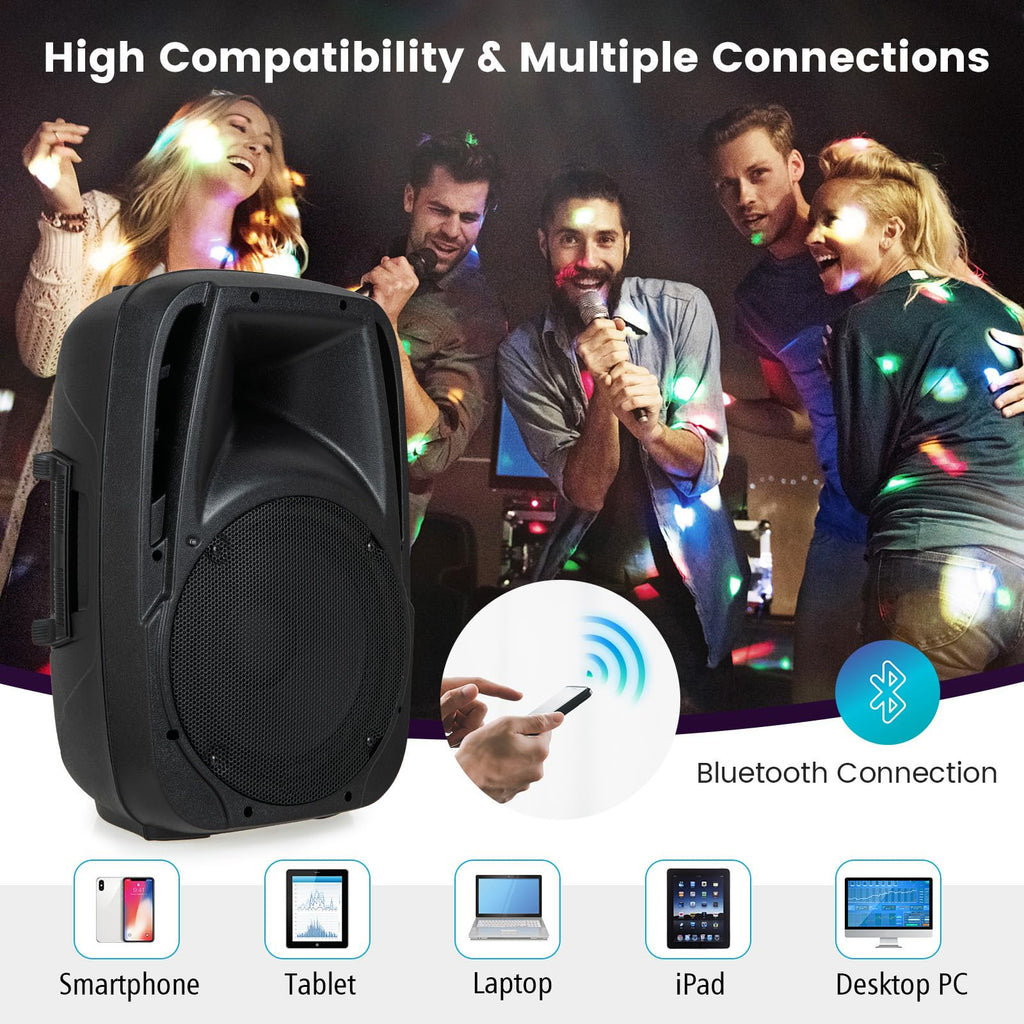 1600W 2-Way Powered PA Speaker System G177