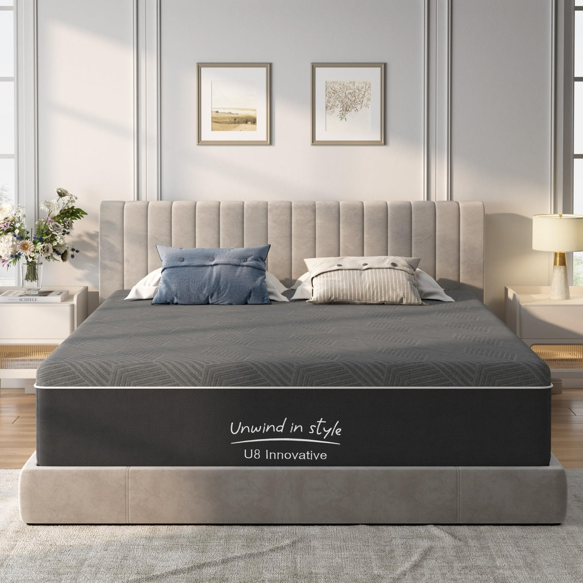 10 Inch Twin Size Gel Memory Foam Mattress U976158