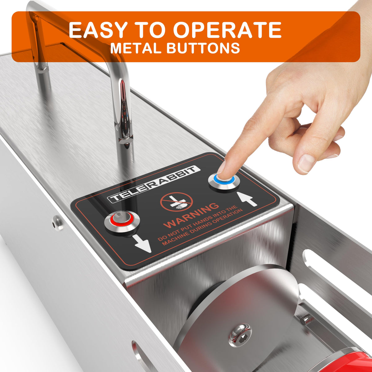 16 Oz/12 Oz Stainless Steel Electric Can Crusher A841