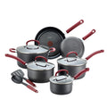 12 Piece Hard Anodized Nonstick Cookware Set U134