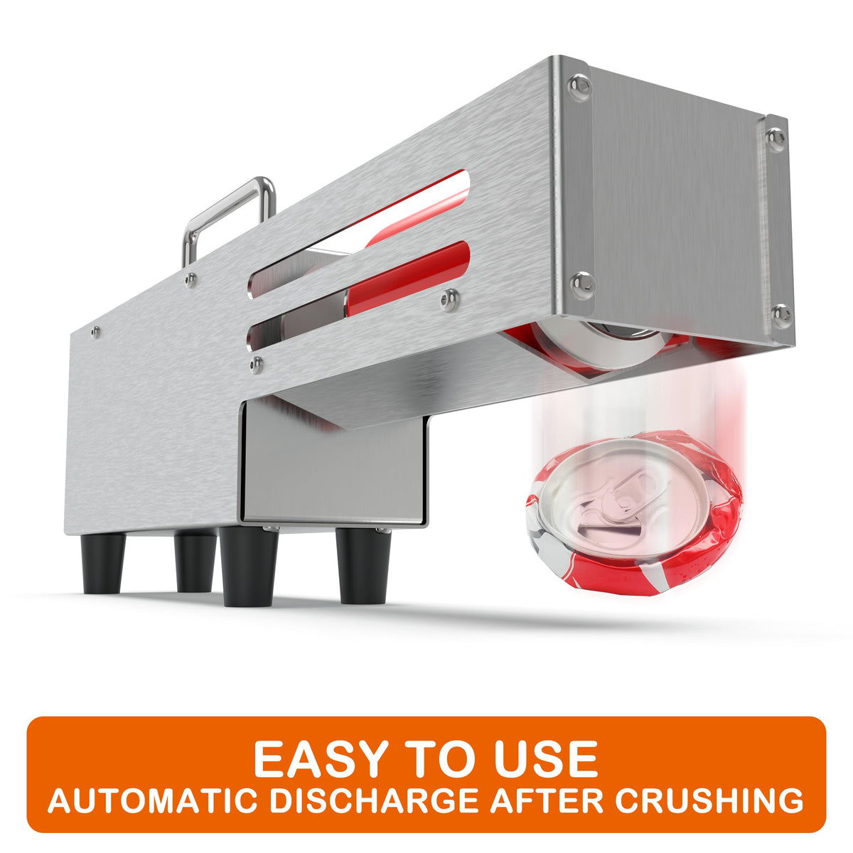16 Oz/12 Oz Stainless Steel Electric Can Crusher A841