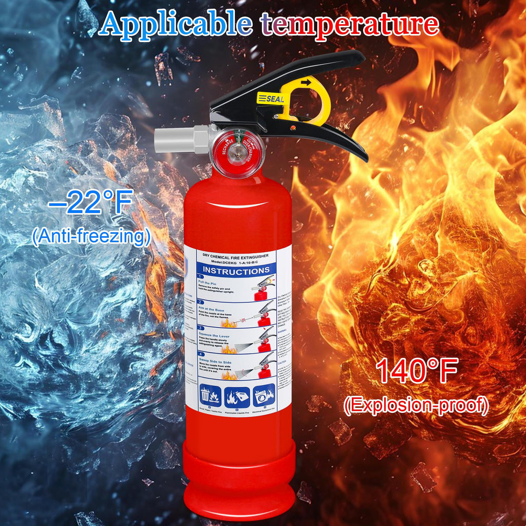 2-Pack 2.5 lb ABC Dry Chemical Fire Extinguisher H54870